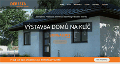 Desktop Screenshot of deresta.cz